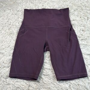 Lululemon Nulu Fold High-Rise Yoga Short 8" Grape Thistle